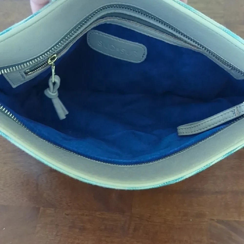 Turquoise Large Clutch Sud De Sur